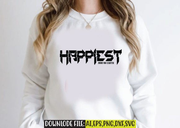 Happiest Mom on Earth T Shirt Design Graphics and Crafts Review