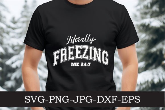 Literally Freezing Varsity Letters Svg Graphics and Crafts Review